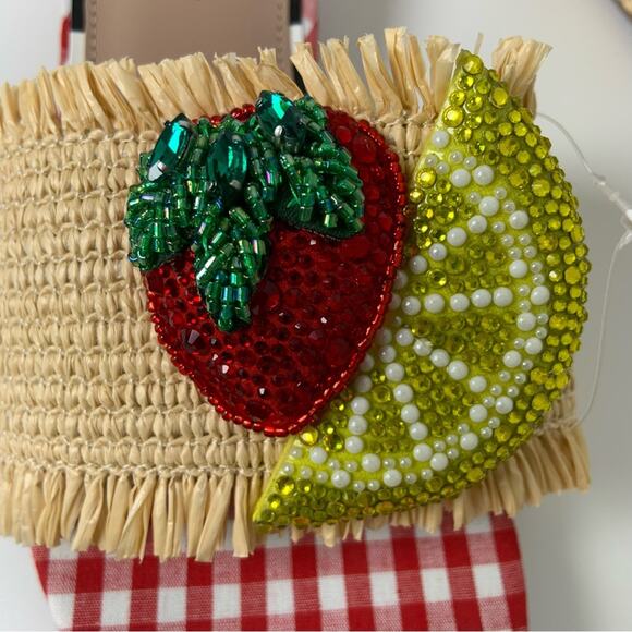 Betsey Johnson Lindyy Fruit Slide Sandals Summer Size 9.5 NEW - Picture 2 of 13